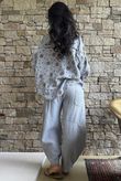 Hush Pillow Cotton Spot On Nero Boyfriend Shirt Cloud Grey